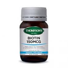 Thompson 汤普森生物素biotin 防脱发白发 100片