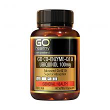 Go Healthy 高之源 泛醇还原型辅酶 Co-Q10 Ubiquinol 100mg  60粒（运输途中的物理变化，融化、断裂、变形、结冰等情况，不予理赔）