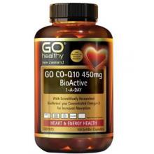 Go Healthy高之源高含量辅酶CO-Q10 450mg 100粒（运输途中的物理变化，融化、断裂、变形、结冰等情况，不予理赔）