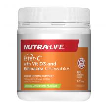 NUTRALIFE ESTER-C VC纽乐 活性维生素C+抗病毒紫锥花 +维生素D复合片剂  12...