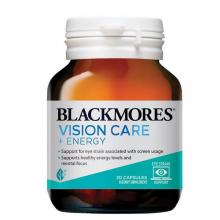 Blackmores 澳佳宝 vision care + energy 30s 叶黄素护眼 30粒（...