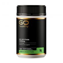 Go Healthy Lecithin高之源卵磷脂 1500mg 120c（运输途中的物理变化，融化、断裂、变形、结冰等情况，不予理赔）