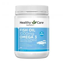 healthy care HC鱼油1000mg 400粒（运输途中的物理变化，融化、断裂、变形、结冰...