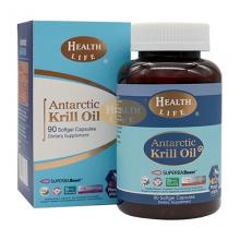 【包邮】Health Life 磷虾油胶囊90粒 1000mg（运输途中的物理变化，融化、断裂、变形...