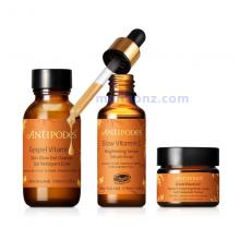 【任意两套包邮】Antipodes 美白焕发黄金套装-3件套（1盒）