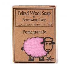 Felted Wool Soap羊毛毡羊毛皂100g 石榴香